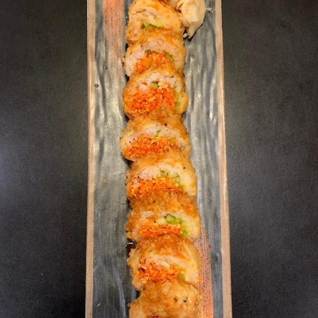 Crispy Spicy Crab Roll.