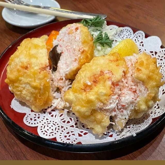 Stuffed Crab Mushroom.