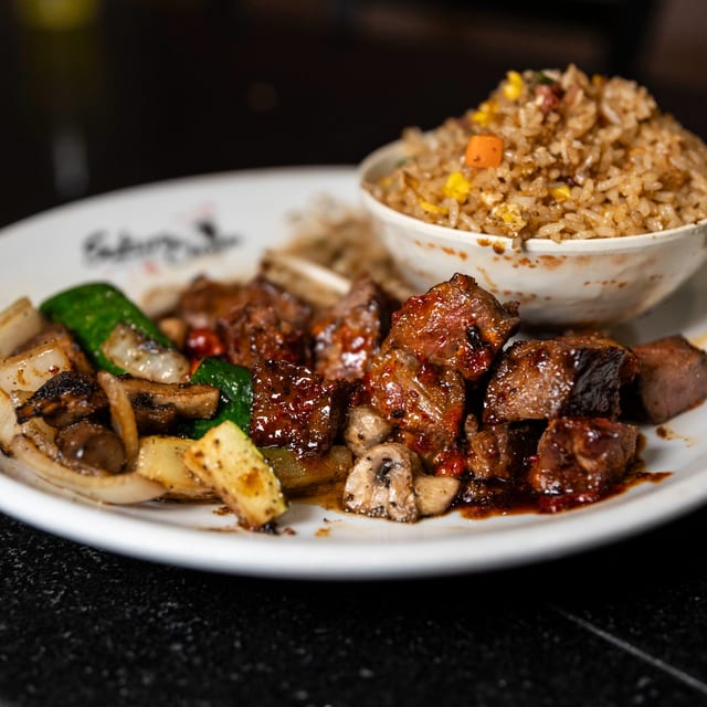 Teriyaki New York Steak.