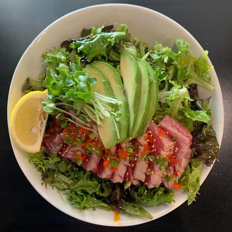 Seared Tuna Sashimi Salad.
